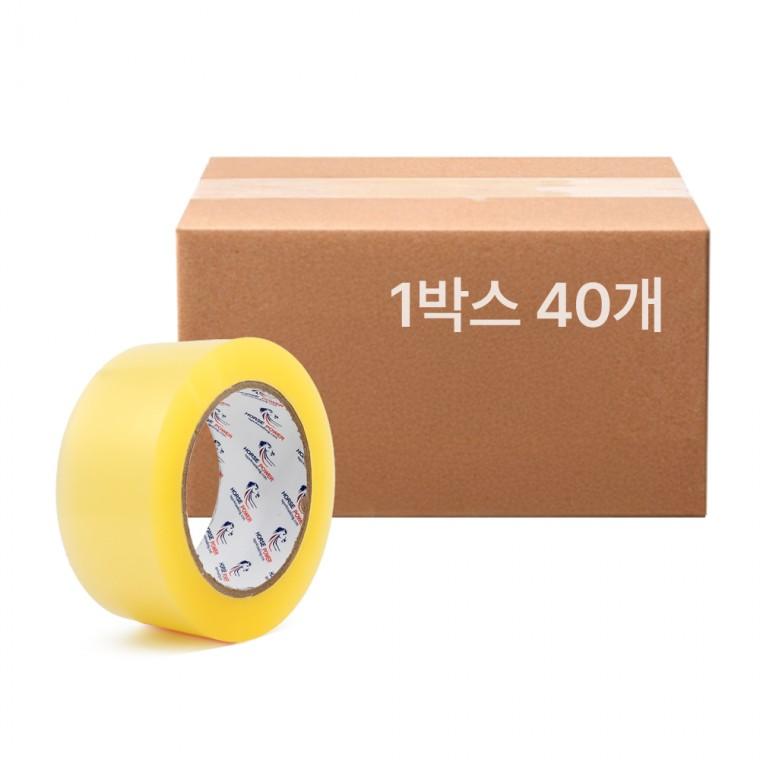 kimspp 국산 OPP 투명 박스테이프 48mmx80m (중포장 CH.6) 1박스(40개입)