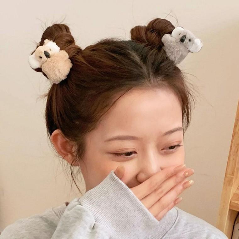코알라 집게핀 헤어핀 백미러 오토바이 자전거 킥보드 헤어 악세사리