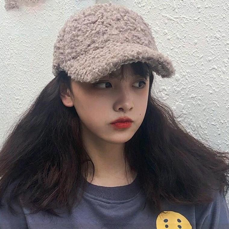빅뽀글이캡모자 무지뽀글이모자 양털볼캡모자 베이직모자 겨울모자 방한캡 후리스모자 뽀글이모자 플리스모