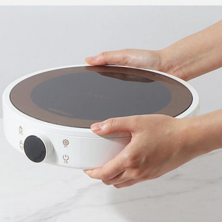 1인용 전기렌지 미니 원형 여행용 주방 인덕션 레인지