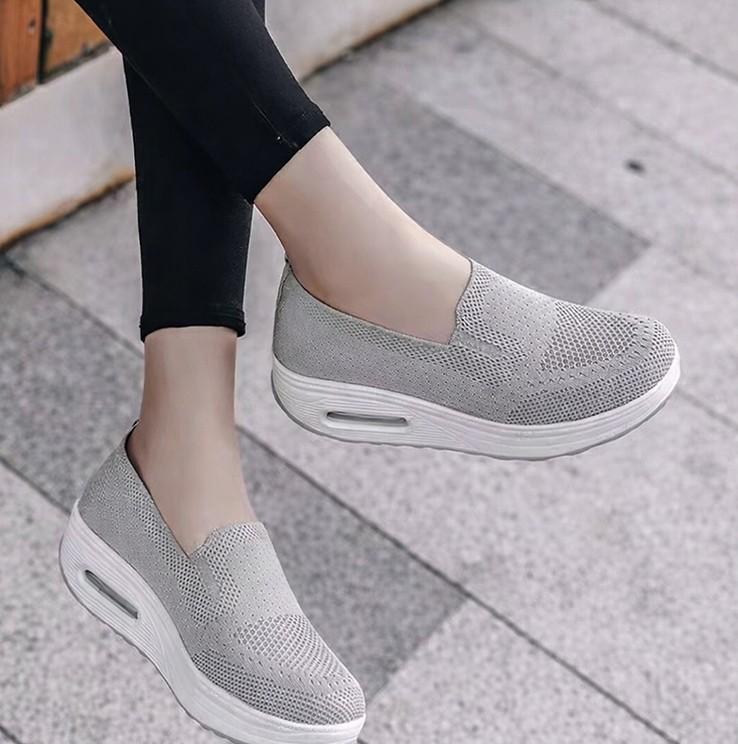 여성 슬림온 쿠션 워킹화 메쉬 통풍 운동화