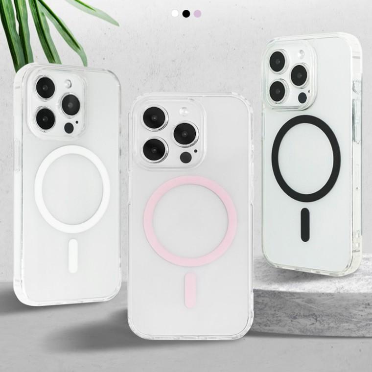 로어 맥세이프 컬러 크리스탈 케이스 투명 클리어 카메라 액정 보호 아이폰 갤럭시 iphone galaxy magsafe