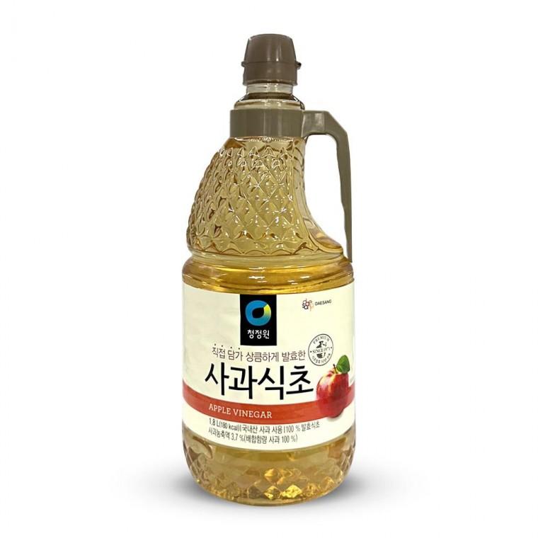 청정원 상큼한 국내산 사과 식초 1.8L 요리용 대용량