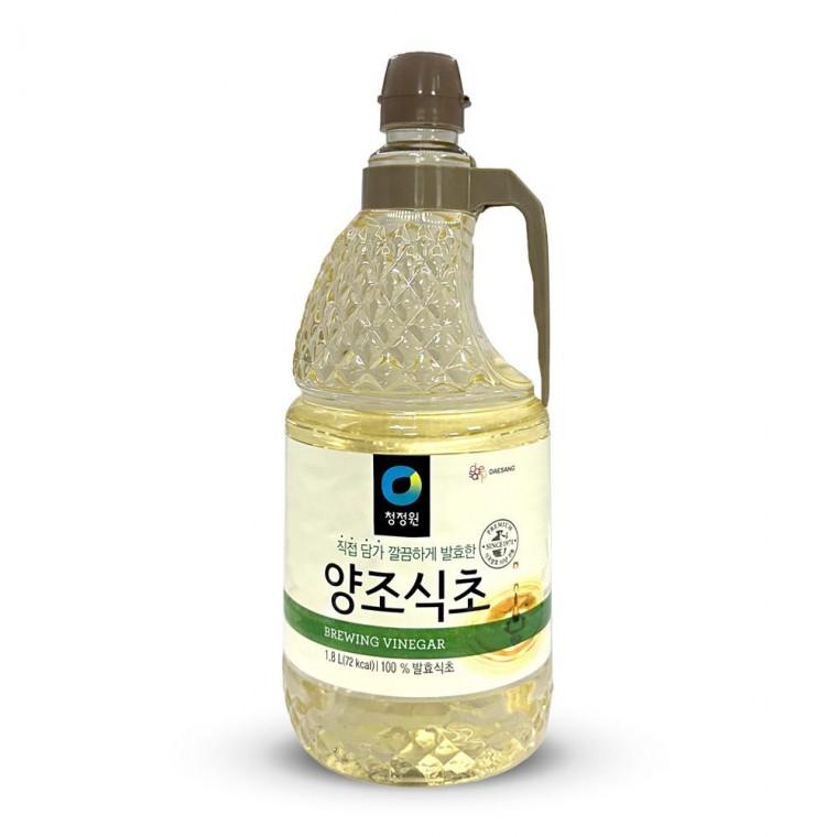 청정원 깔끔하고 부드러운 양조 식초 1.8L 요리용 대용량