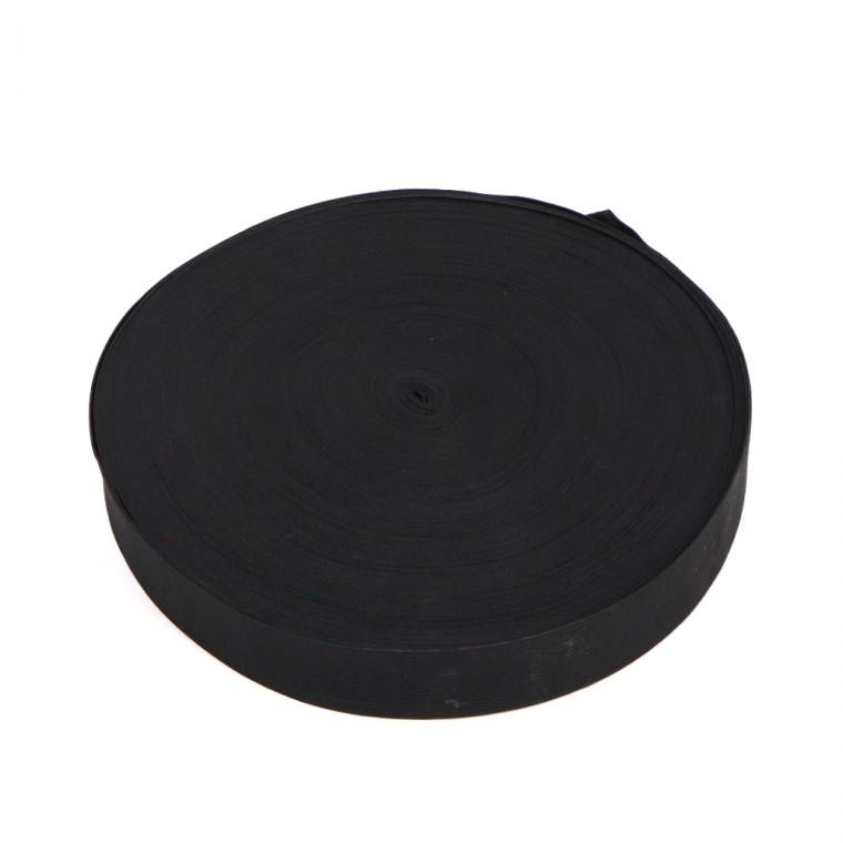 대용량 넓은 고무줄밴드 블랙 3cm x 40m