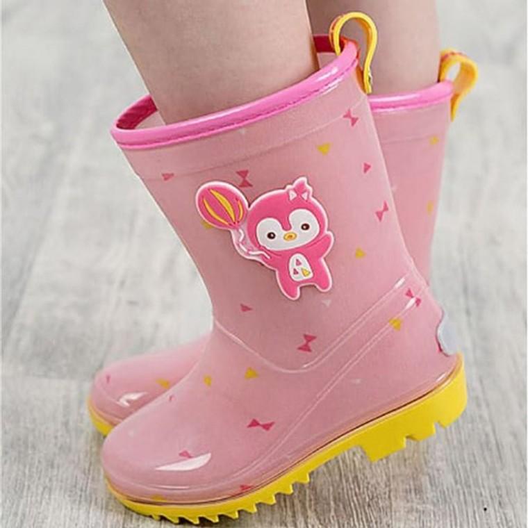장화 레인 슈즈 아동 부츠 핑크펭귄 레인부츠 어린이