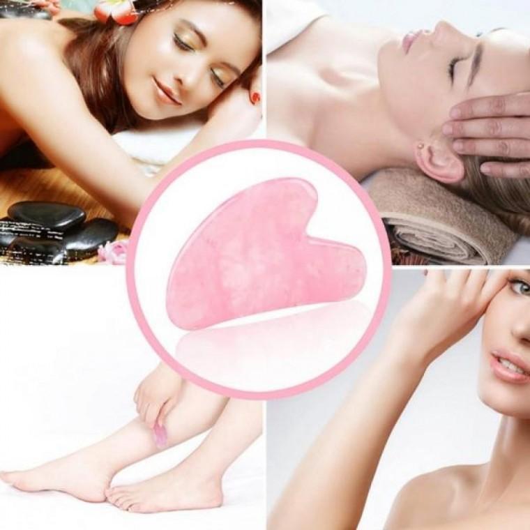 하트 얼굴 페이스 림프순환 괄사 바디 마사지 괄사기