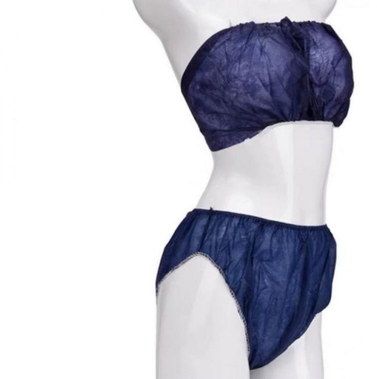 여행용 업소용 무지 속옷 일회용 브라 팬티 10세트