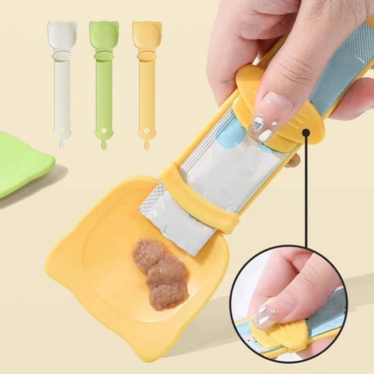 3종세트 반려동물 간식 수저 숟가락 고양이 간식 스푼