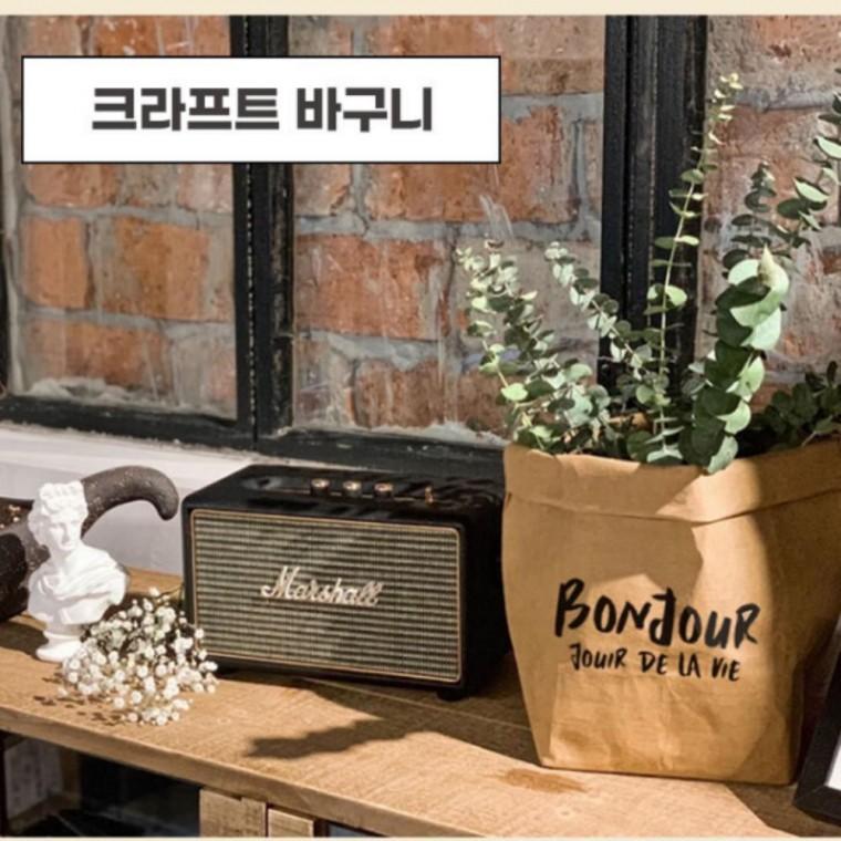 크라프트 S사이즈1개 바구니 빈티지 장식 크라프트 소품 인형 가정용