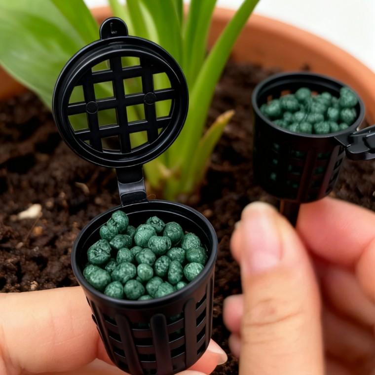 깔끔한 보관 디자인 비료 용기 식물 비료 저장 용기