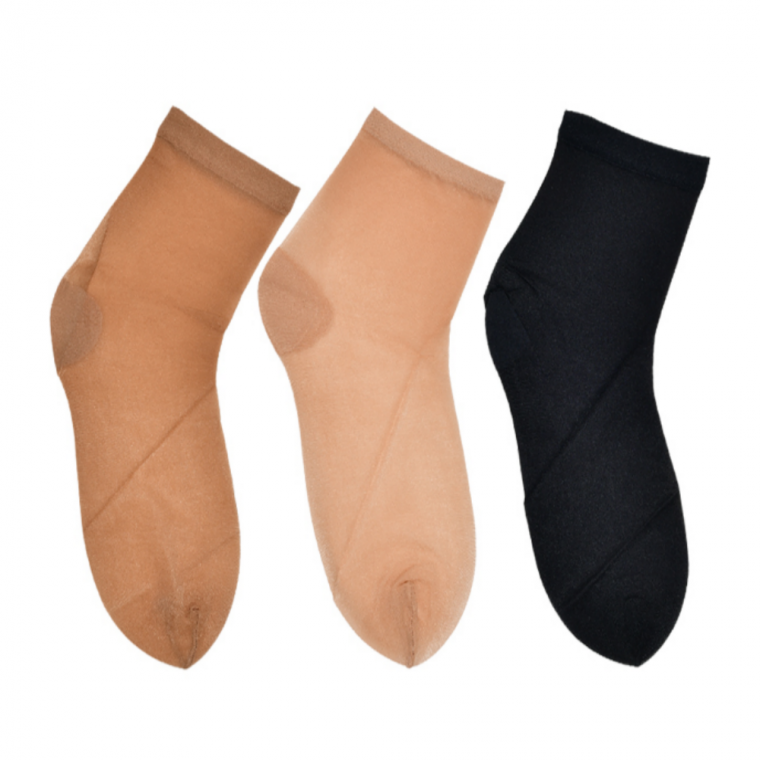 비비안 여자 정장 발목 스타킹 3족