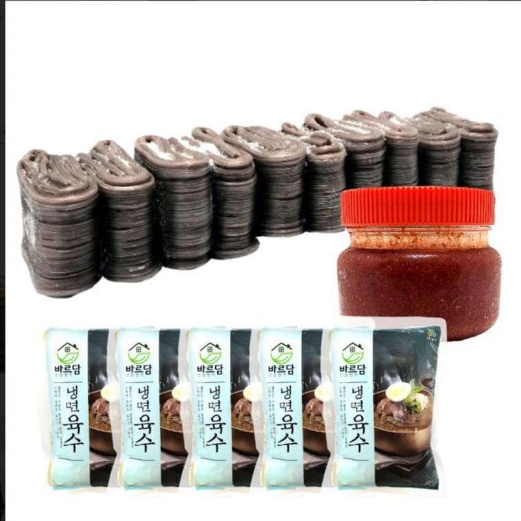 VYF 하남이조 막국수 2kg 냉면육수 비빔장 10인분