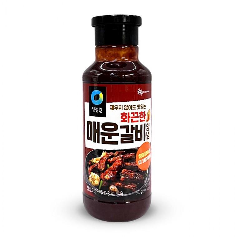 청정원 재우지 않아도 맛있는 화끈한 매운 갈비 양념 500g