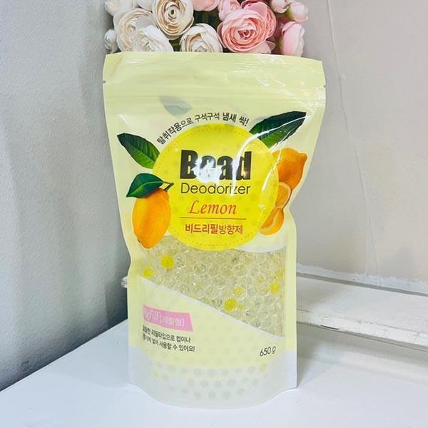 (ABM도매콜) 해피룸 비드 리필 방향제 650g레몬