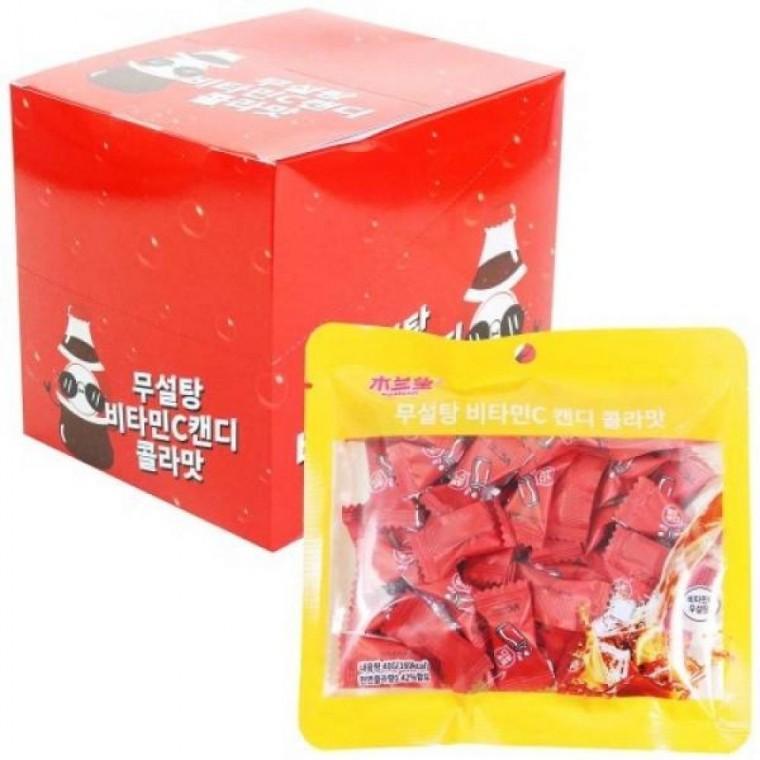무설탕비타민C캔디 식품 랜덤발송 40gX10개입 -콜라맛
