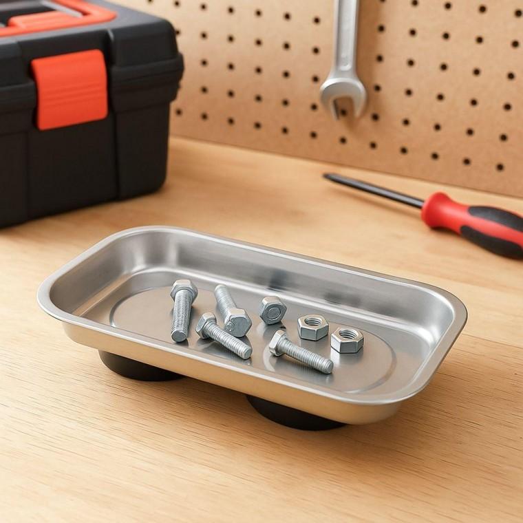 사각 자석접시(235x135mm) 강력 자석트레이