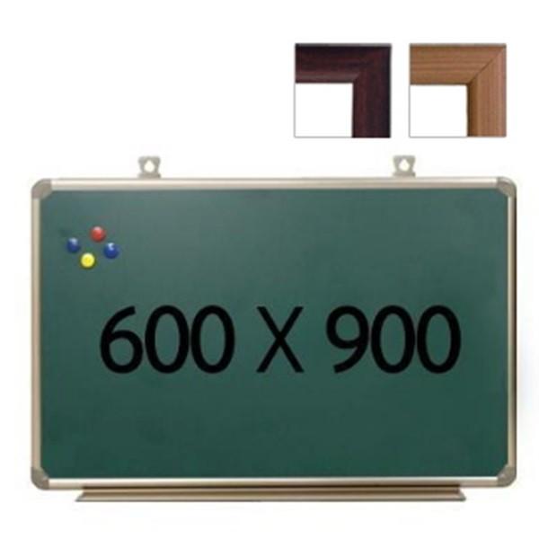 자석 우드 청칠판 600x900mm 학원 학교용