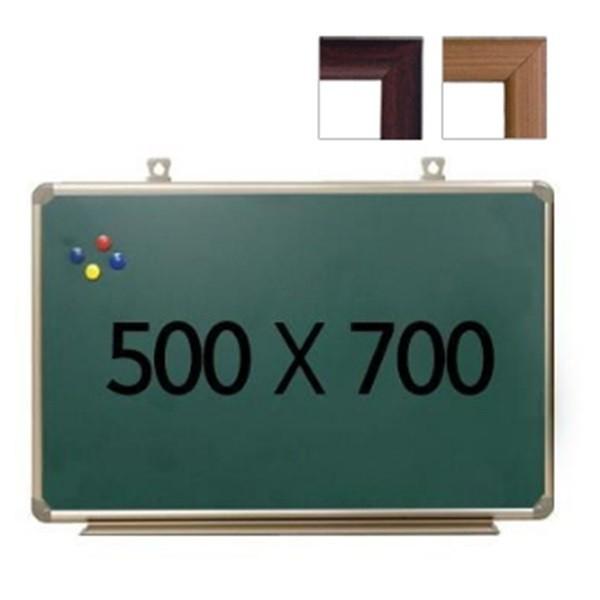 자석 우드 청칠판 500x700mm 학원 학교용