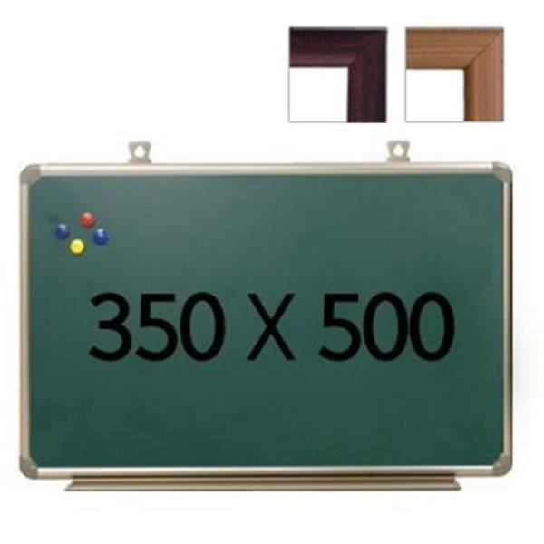 자석 우드 청칠판 350x500mm 학원 학교용