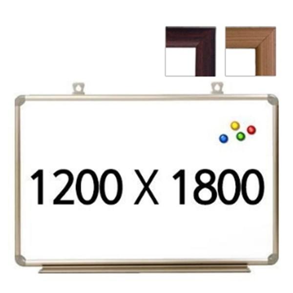 자석 우드 화이트보드 1200x1800mm 사무용