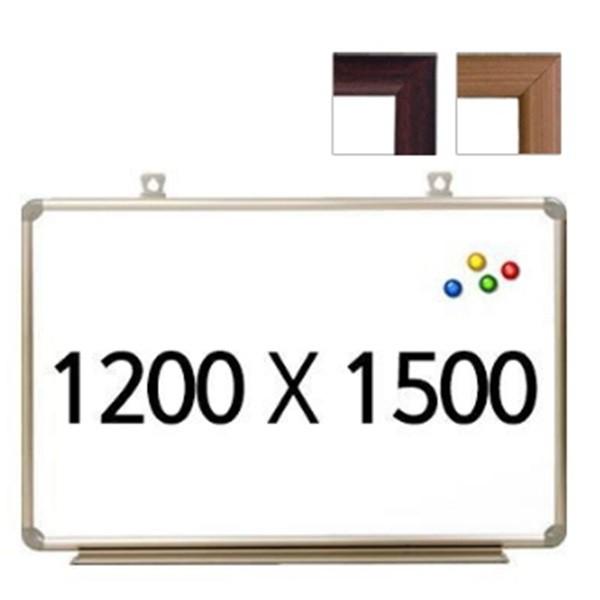 자석 우드 화이트보드 1200x1500mm 사무용
