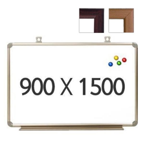 자석 우드 화이트보드 900x1500mm 사무용