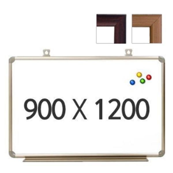 자석 우드 화이트보드 900x1200mm 사무용