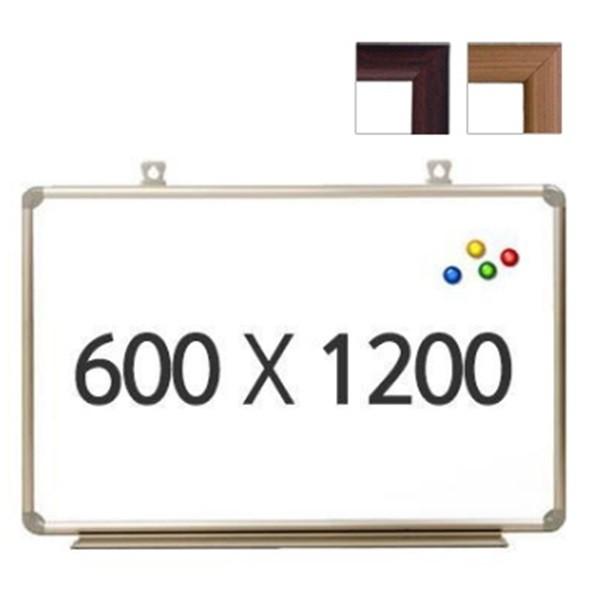 자석 우드 화이트보드 600x1200mm 사무용