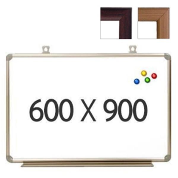 자석 우드 화이트보드 600x900mm 사무용