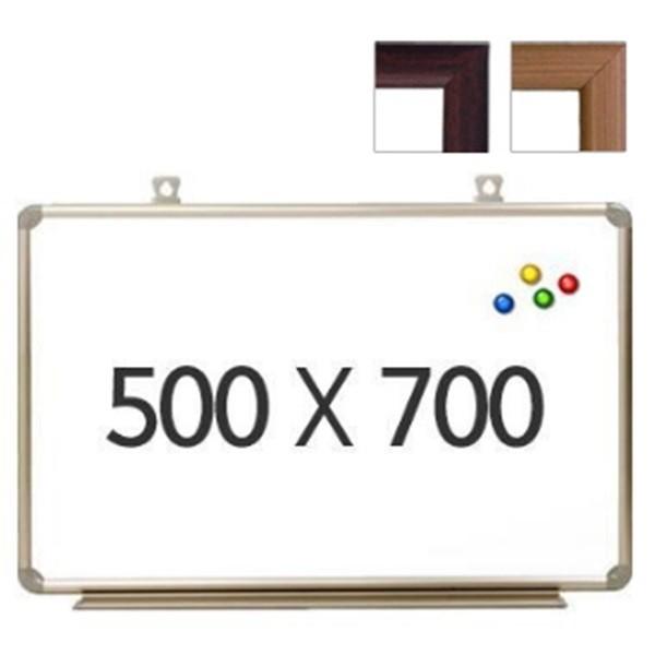 자석 우드 화이트보드 500x700mm 사무용