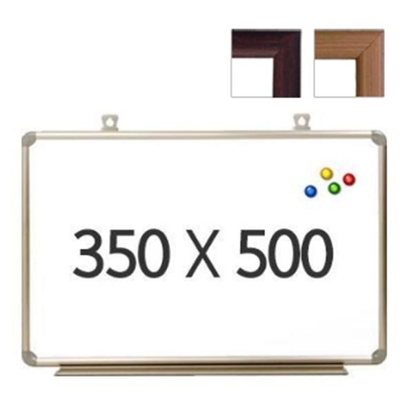 자석 우드 화이트보드 350x500mm 사무용