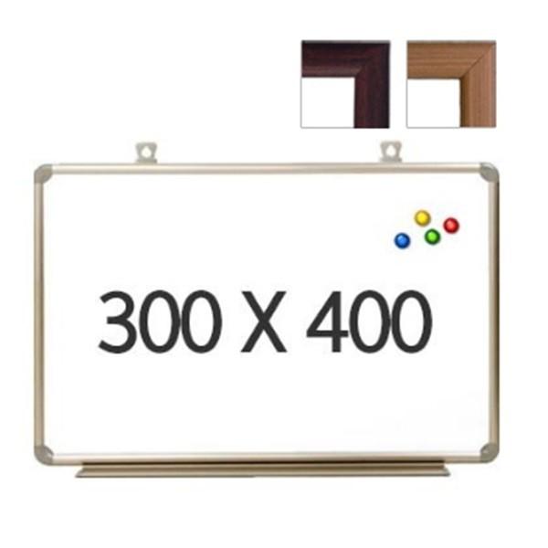자석 우드 화이트보드 300x400mm 사무용