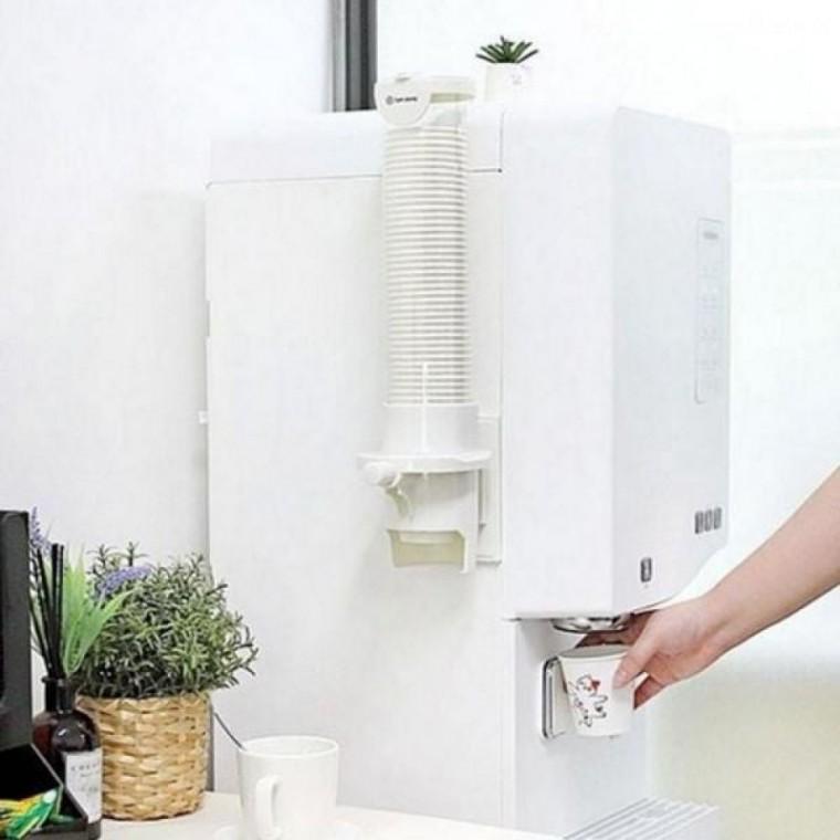 종이 사무실 컵 일회용 디스펜서 무타공 자석