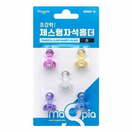 마그피아 초강력 체스형자석홀더 소 MNMH-15 / 15mm 5개입 / 59248