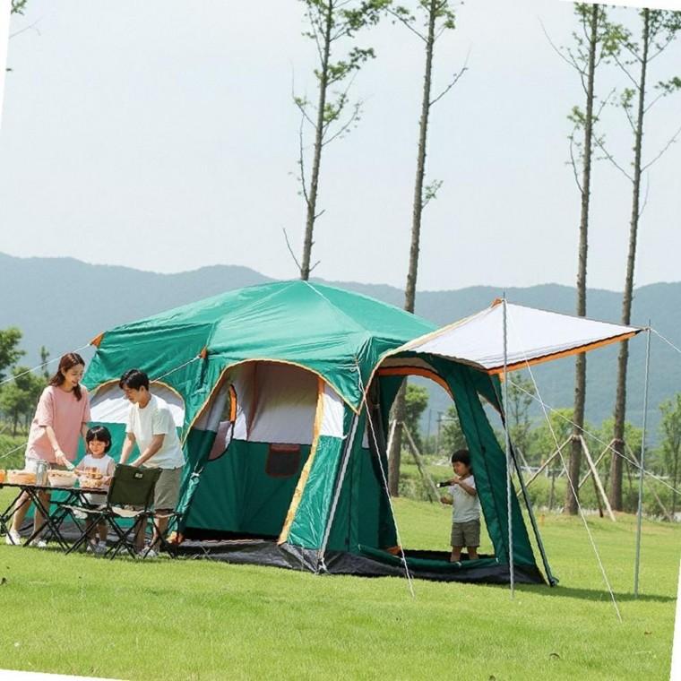 대형 가족용 리빙쉘 텐트 6인용 사계절 캠핑 쉘터 대형 텐트