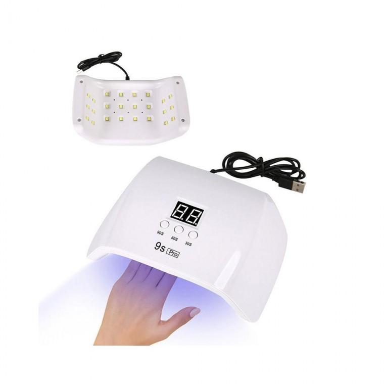루미나D 3단 네일아트 디지털 타임 표시 120w 휴대형 젤램프