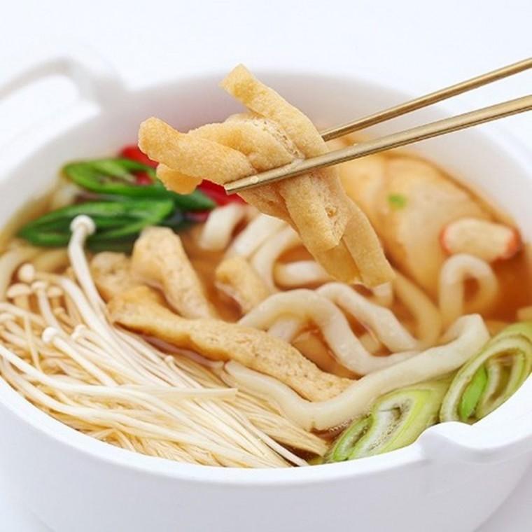 냉동 유부채 식자재쇼핑몰 유부피 대형유부 유부우동