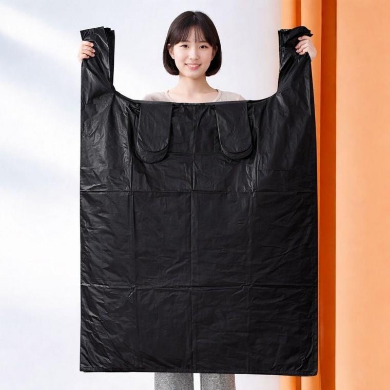 이사짐 의류 보관 비닐 200L 10장 초대형 봉투