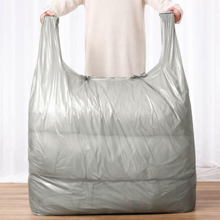 다용도 초대형 비닐 200L 10개입 실버 의류 보관