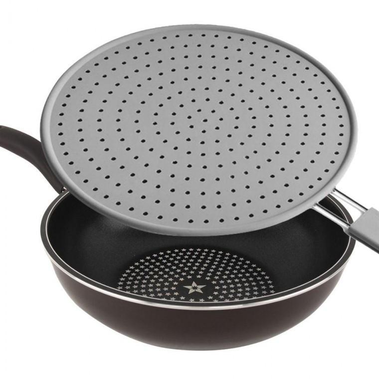 후라이팬 덮개(대형) 기름튐 방지 냄비덮개