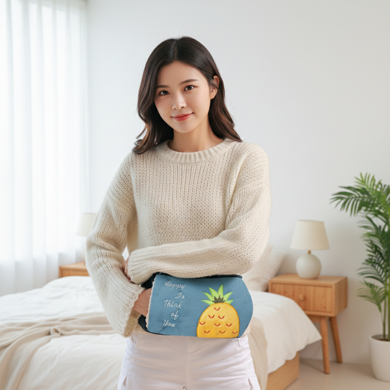 복대형 온수찜질기 800ml 생리통 완화 온열팩 주머니
