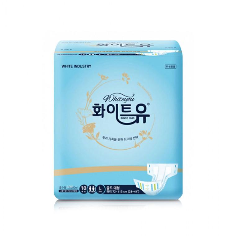 화이트유 골드 대형 10P x 1팩