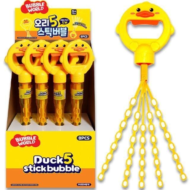오리5 스틱 버블 8개 버블건 비눗방울 비누 비눗방울건 대형 놀이 카메라 목걸이