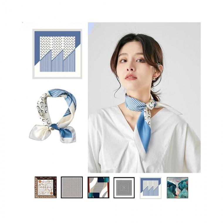 루미나D 미니 사각 스카프 가방손잡이 쁘띠 여성 머리띠