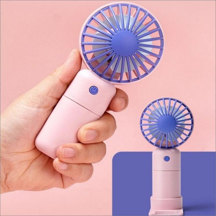 미니 선풍기 손선풍기 무선 USB 저소음 휴대용 핸디 선풍기 충전식 거치형