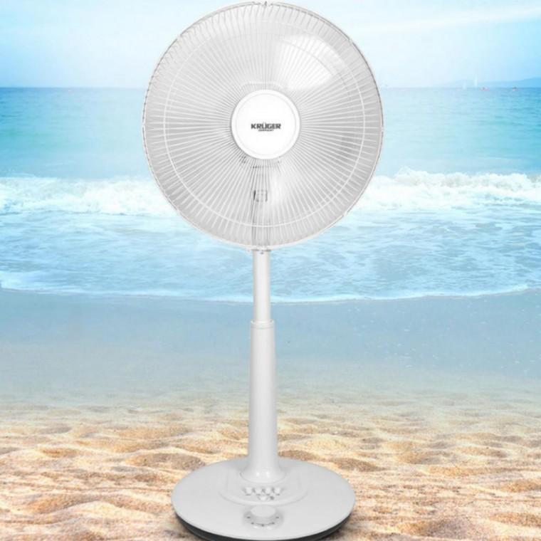 스탠드 선풍기 좌우회전 놀낮이 조절 5엽 35cm 날개 거실 사무실