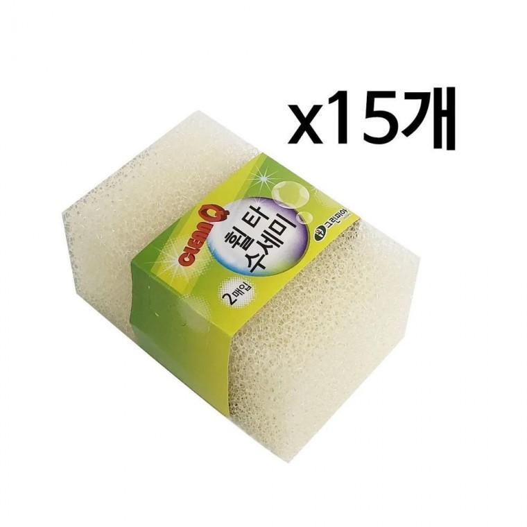 루미나D 주방수세미 휠타 설거지 2px15개