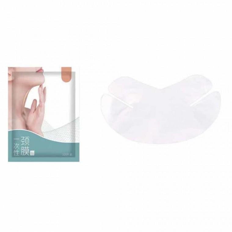 목 비닐팩 랩 100매 홈케어팩 목팩 넥패치 목주름관리법 목시트 넥마스크 목탄력 넥케어팩 목마스크