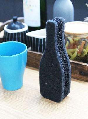 병 모양 수세미 일본산 설거지용품